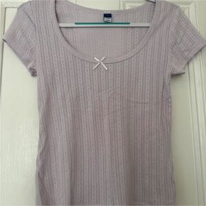 Old Navy Light Purple Short Sleeve Tee